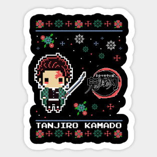 Cute Pixels Tanjiro - Demon Slayer Sticker